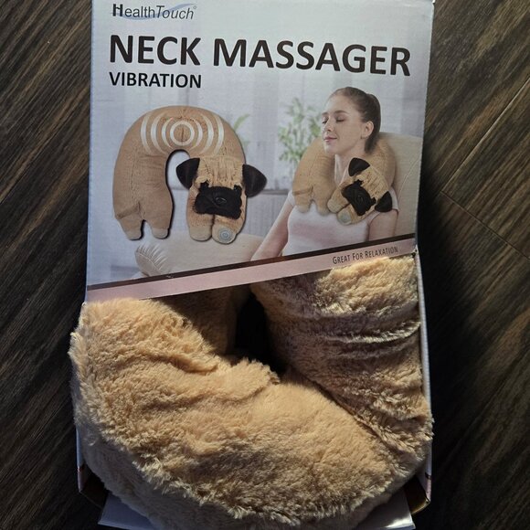 HEALTH TOUCH Vibration Neck Massager (Puppy Themed!) NEW IN BOX - Picture 3 of 5